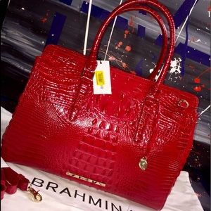 💜💜BRAHMIN FINLEY CARRYALL SATCHEL SHOULDER BAG